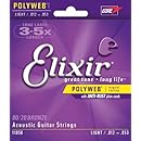 Elixir&reg; Strings Acoustic 80/20 Bronze Guitar Strings with POLYWEB&reg; Coating, Light (.012-.053)