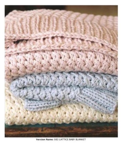 Mac & Me Lattice Baby Blanket Knitting Pattern By The Each