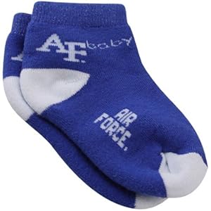 Air Force Falcons Infant Royal Blue-White Team Logo Baby Socks