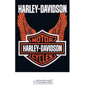 Harley Davidson Mink Plush Blanket (Logo)