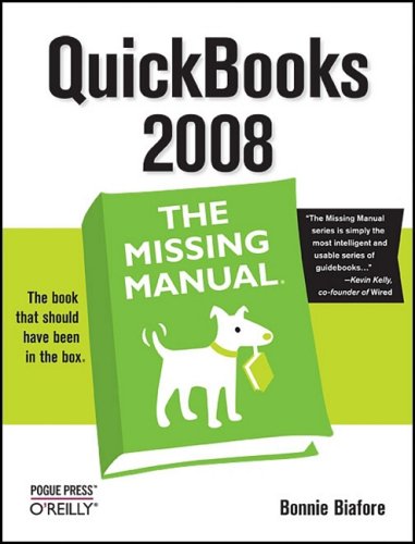 Buy QuickBooks 2008: The Missing Manual online at Discounted New and Used prices. Delivered to your door with Off-The-Bookshelf.