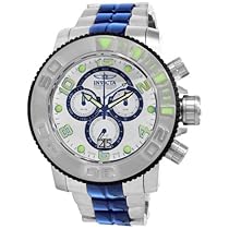 Big Sale Invicta Men's 10765 Sea Hunter Pro Diver Chronograph White Mother-Of-Pearl Dial Two Tone Stainless Steel Watch