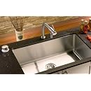 23 Stainless Steel 1 Radius Small Corner Under Mount Kitchen Sink