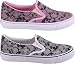 R & J Women's Skull & Crossbones Slip-On Sneaker - Style 202 Traci