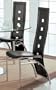 Black Upholstered Side Chairs (Set of 2) - Coaster 120282