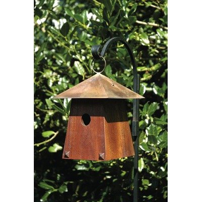 Heartwood Bird House- Avian Mahogany 123