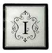 Monogram Glass Trivet I