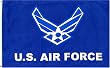 Air Force "New Style" Military Flag - 3 Foot By 5 Foot Polyester (New)