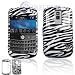 Zebra Animal Skin Design Snap-On Cover Hard Case Cell Phone Protector for BlackBerry Bold 9000 [Beyond Cell Packaging]