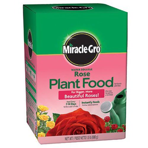 MiracleGro Rose Plant Food, 1.5Pounds (Rose Fertilizer) New