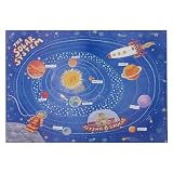 Solar System Canvas Wall Art - 35x24