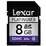 Lexar プラチナII SDHCカード(60倍速) 8GB LSD8GBBCJP060
