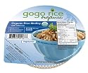 Gogo Rice Minsley Cooked Organic Rice Medley, 7.4-Ounce Bowls (Pack of 12)