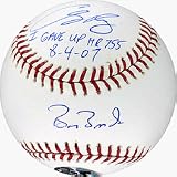 Barry Bonds and Clay Hensley Autographed Official MLB Baseball with I Gave Up 755 Inscription