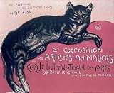Cat (2E Exposition) by Theophile Alexa Steinlen - Fine Art Print / Poster - 25.00 x 20.50