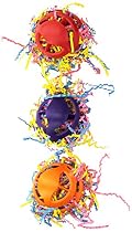 Super Bird Creations Waffle Ball Stuffers Toy for Birds, Set of 3
