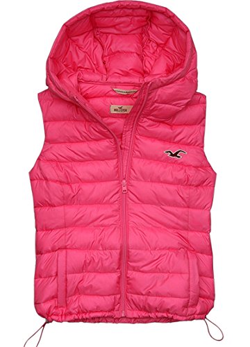 (ホリスター) Hollister Co. レディース ジャケット アウター フード付き ダウンベスト(down vest) 中綿ベスト [並行輸入品]