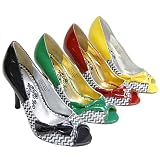 Naughty Monkey Basic Instinct Patent & Sequin Fashion Shoes