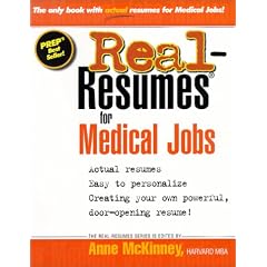 Real-Resumes for Medical Jobs (Real-Resumes Series)