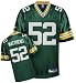Mens Green Bay Packers #52 Clay Matthews Team Replica Jersey - L