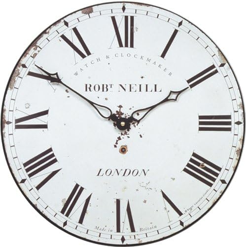 Roger Lascelles Neill Classic London Wall Clock, 14.2-Inch