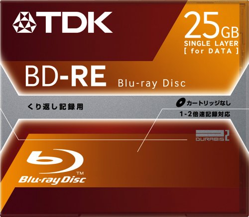 TDK �x�A�^�C�v �f�[�^�p�u���[���C�f�B�X�N �J��Ԃ��L�^�p BD-RE 25GB [BDD-RE25S]