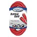 Coleman Cable 02408 14/3 SJTW Vinyl Outdoor Extension Cord, Red, 50-Foot