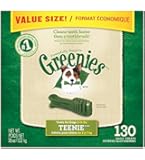 GREENIES Dental Chews TEENIE Treats for Dogs - Value Tub 36 oz. 130 Count
