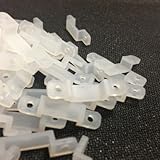 led world 100 pcs Silicon Clip for Fixing 5050 5630 300 LED 5M 16.4FT RGB Single Color LED Strip lights
