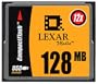 Lexar Media High Speed 128MB 12x CompactFlash CF Flash Memory Card