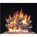 Peterson Real Fyre 24 Inch Post Oak Vented Natural Gas Log Set W/ G4 Burner - Match Light