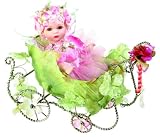 ROSE 8 Porcelain Fairy w/Cart Doll By Duck House ~Retired
