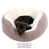 Trixie 37041 Yuma Cuddly Dog Bed ø 45 cm Brown / Off White