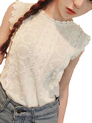 大人可愛い♡ レース ノースリーブ