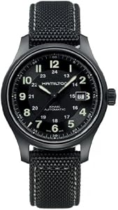 Hamilton Men's HML-H70575733 Khaki Field Black Dial Watch