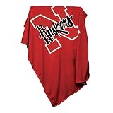Nebraska Cornhuskers NCAA Sweatshirt Blanket Throw