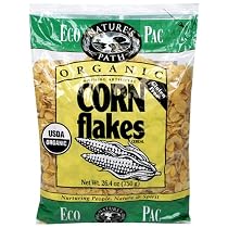 Nature's Path Organic Corn Flakes Cereal(Fruit Juice Sweetened), 26.4-Ounce Eco Pac Bags (Pack of 6)