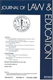 Journal of Law & Education