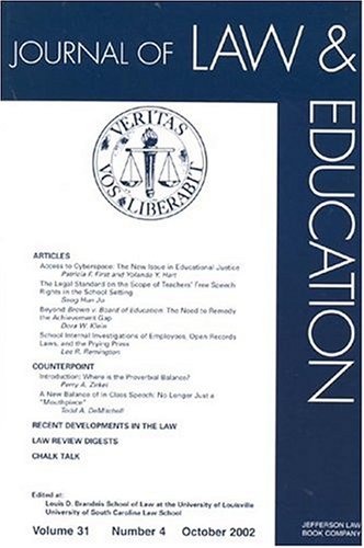 Journal of Law & Education