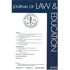 Journal of Law & Education