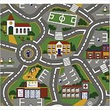 Center of Town Kids Play Rug Size: 3' x 6'8