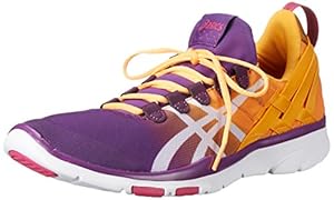ASICS Women's GEL-Fit Sana Cross-Training Shoe, Purple Magic/White/Nectarine, 6 M US