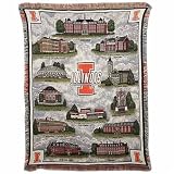 Illinois Fighting Illini Tapestry Blanket Throw