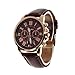SMTSMT Women's Roman Numerals Quartz Wrist Watch-Brown