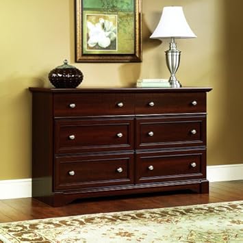 Sauder Palladia Dresser, Select Cherry Finish
