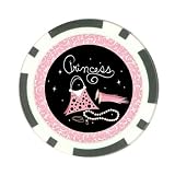 Poker Chip Card Guard of Princess Accessories (Purse, Gloves, Pearl Necklace, Beautiful, Cartoon, Disney, Barbie, Fairy, Island, Magical, Belle, Cinderella, Costume, Doll, Wedding)