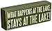 Primitives by Kathy 21113 Distressed Green Box Sign, 8 x 3-Inches, Stays at The Lake