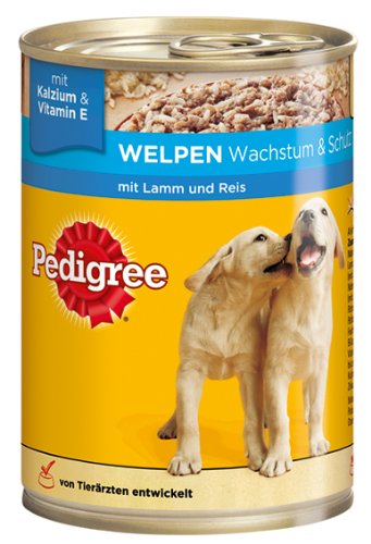 Pedigree Classic Dose Junior mit Lamm und Reis Classic 12x400g