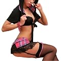 2tlg. Schulm�dchen Dessous Kost�m