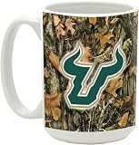 NCAA University of South Florida 15-Ounce Camouflage Series Ceramic Mug